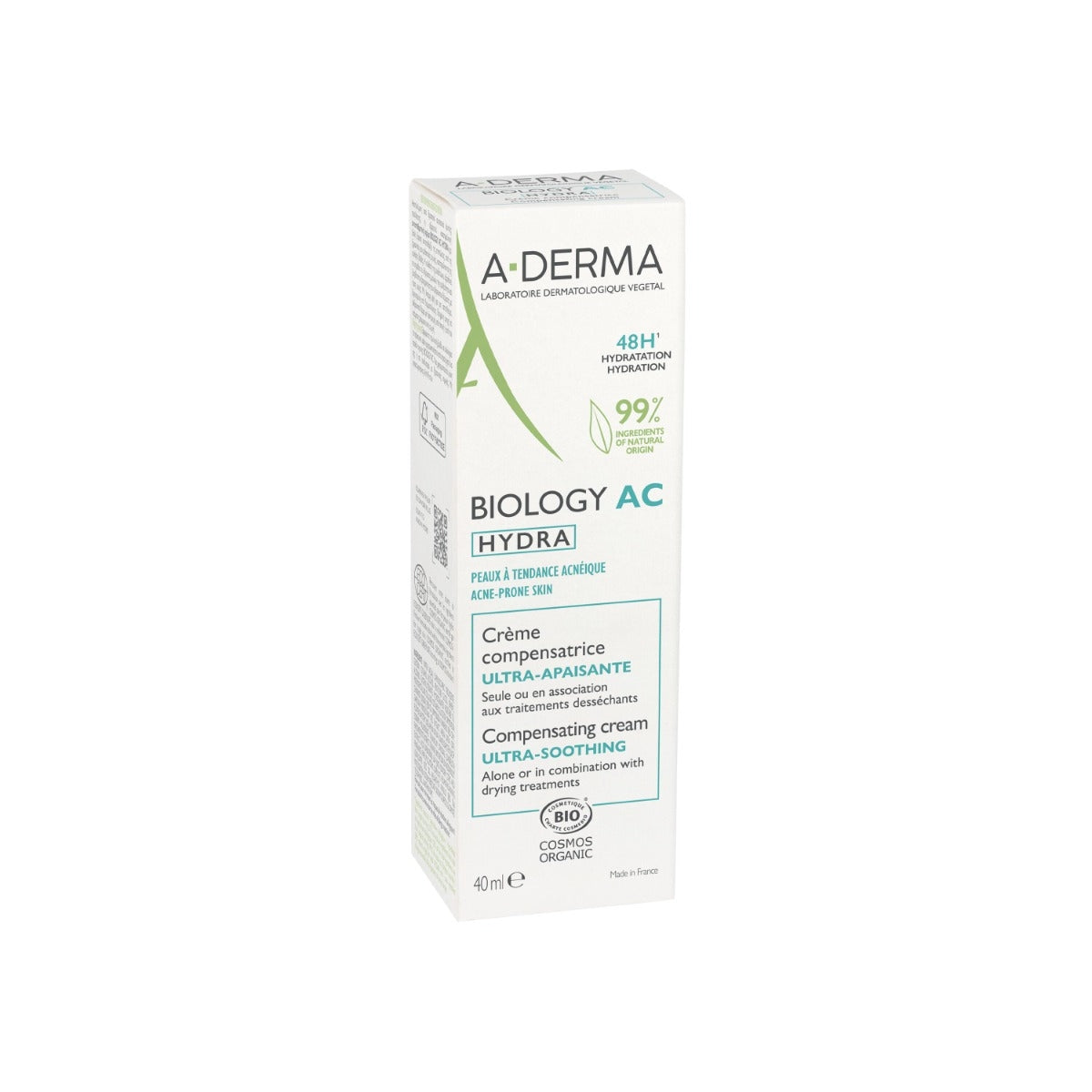 A-Derma Biology AC Hydra crema compensatrice ultra-lenitiva anti-imperfezioni 40ml-16