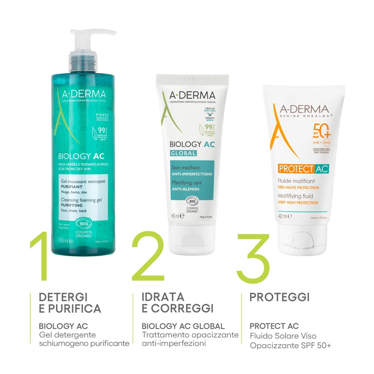 A-Derma Biology AC Global trattamento opacizzante anti-imperfezioni 40ml-9