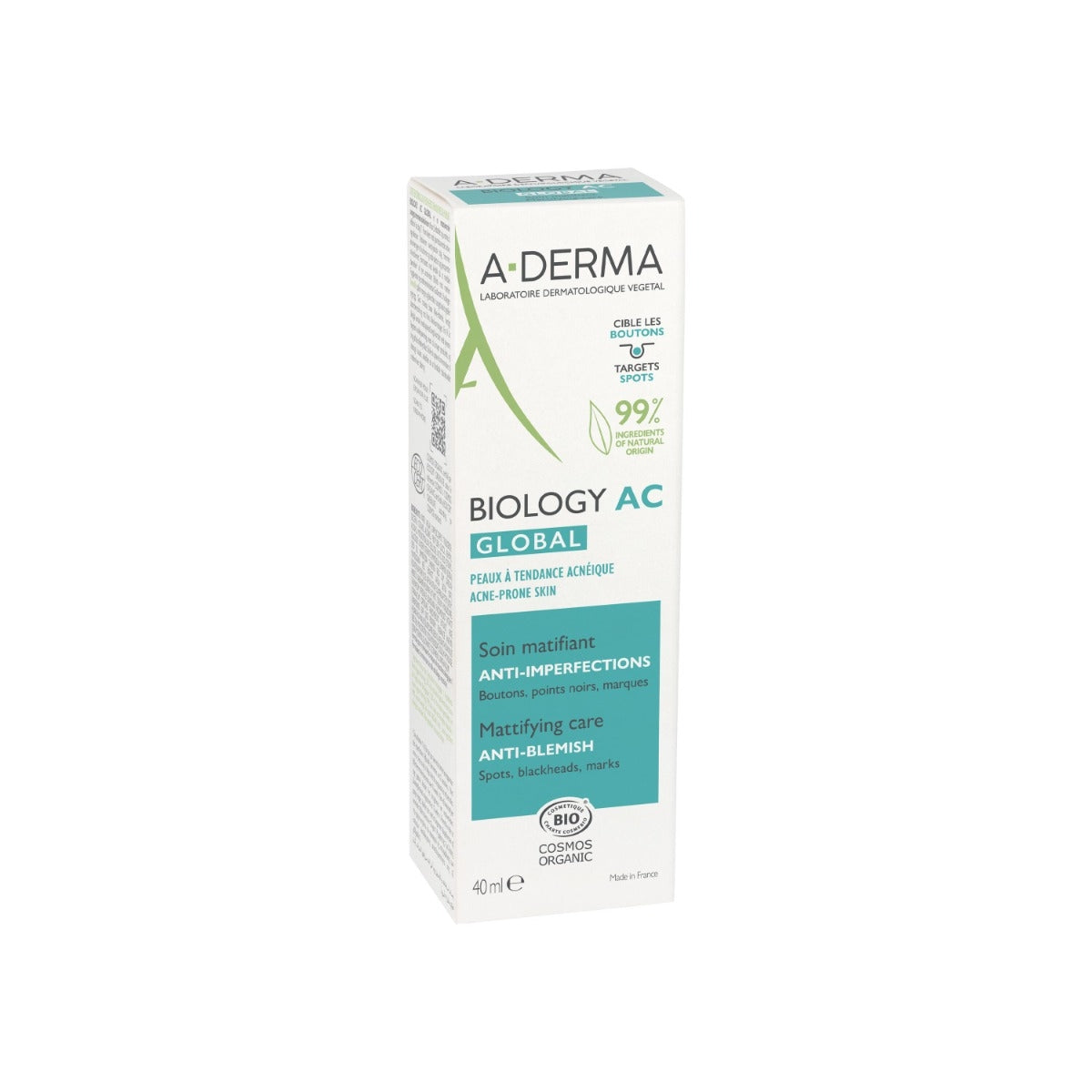 A-Derma Biology AC Global trattamento opacizzante anti-imperfezioni 40ml-10