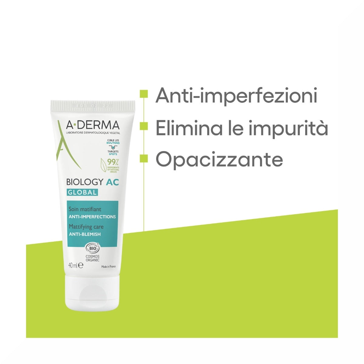 A-Derma Biology AC Global trattamento opacizzante anti-imperfezioni 40ml-6