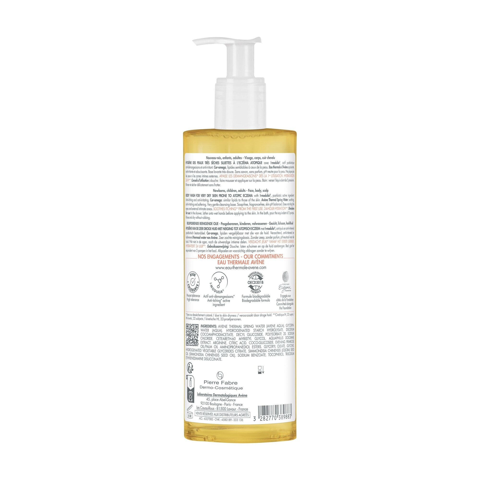 Eau Thermale Avène Xeracalm AD Olio Detergente Liporestitutivo 400ml-4
