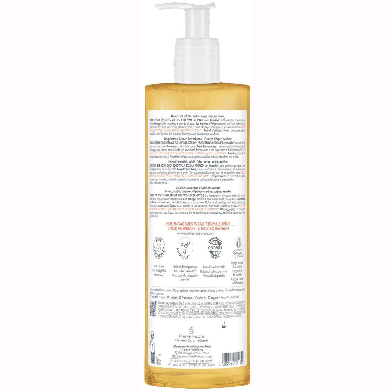Eau Thermale Avène Xeracalm AD Olio Detergente Liporestitutivo 750ml-3