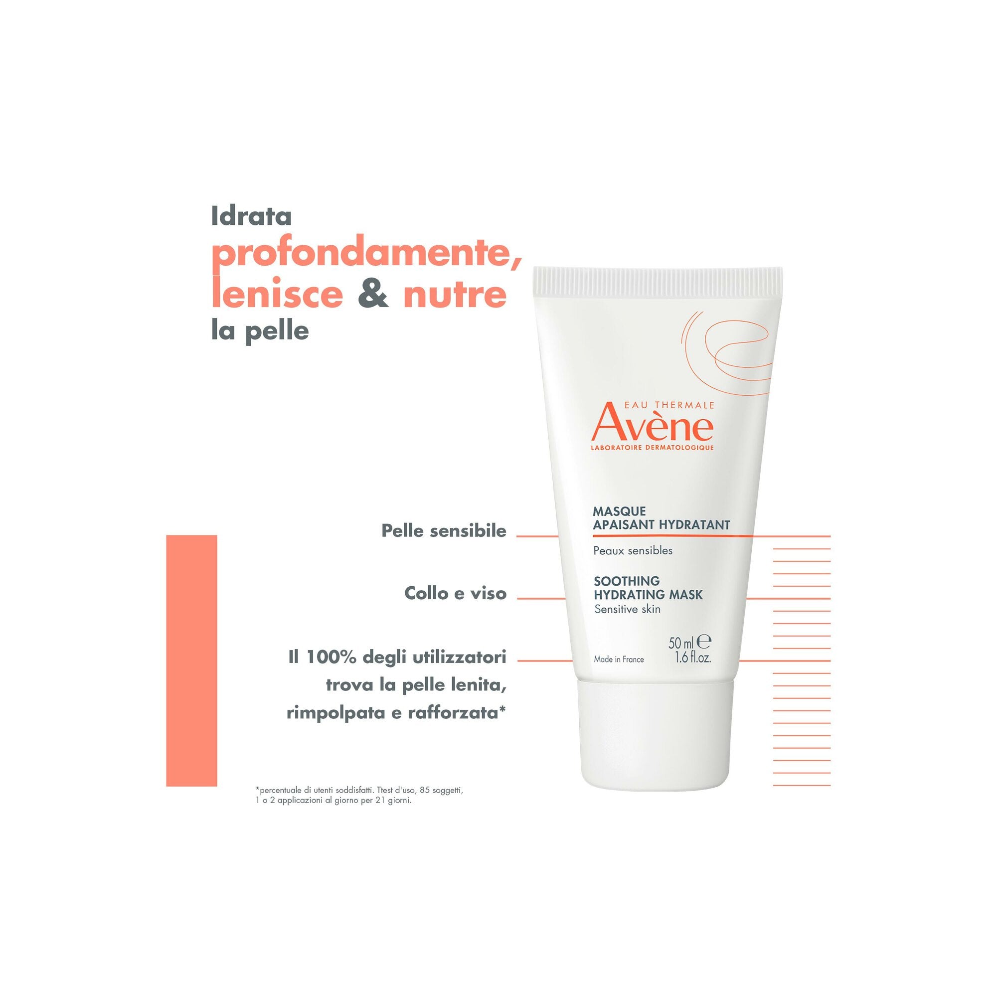 Eau Thermale Avène Les Essentiels Maschera Lenitiva Idratante 50ml-7
