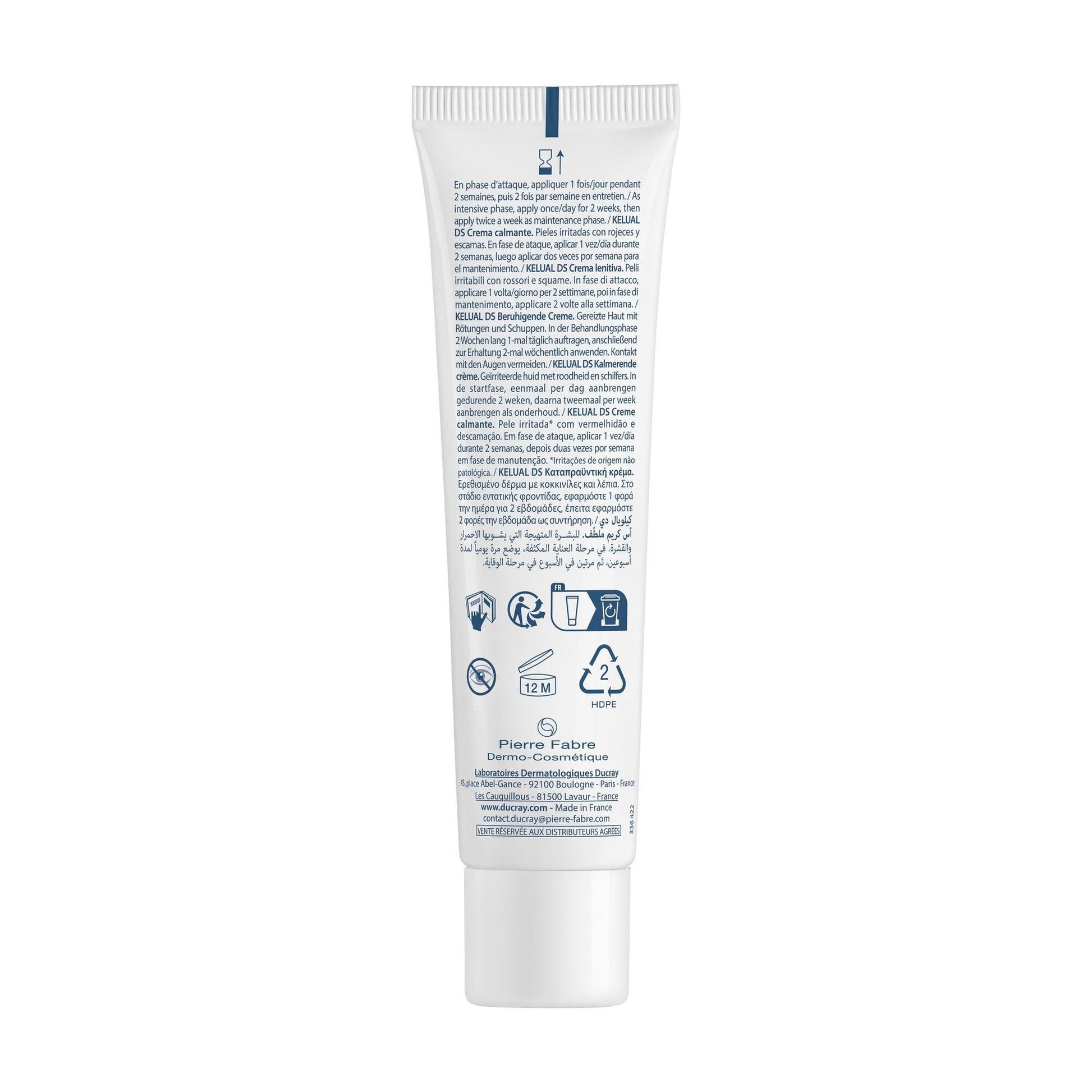 Ducray Kelual Ds Crema Lenitiva Viso Anti-squame 40ml-1