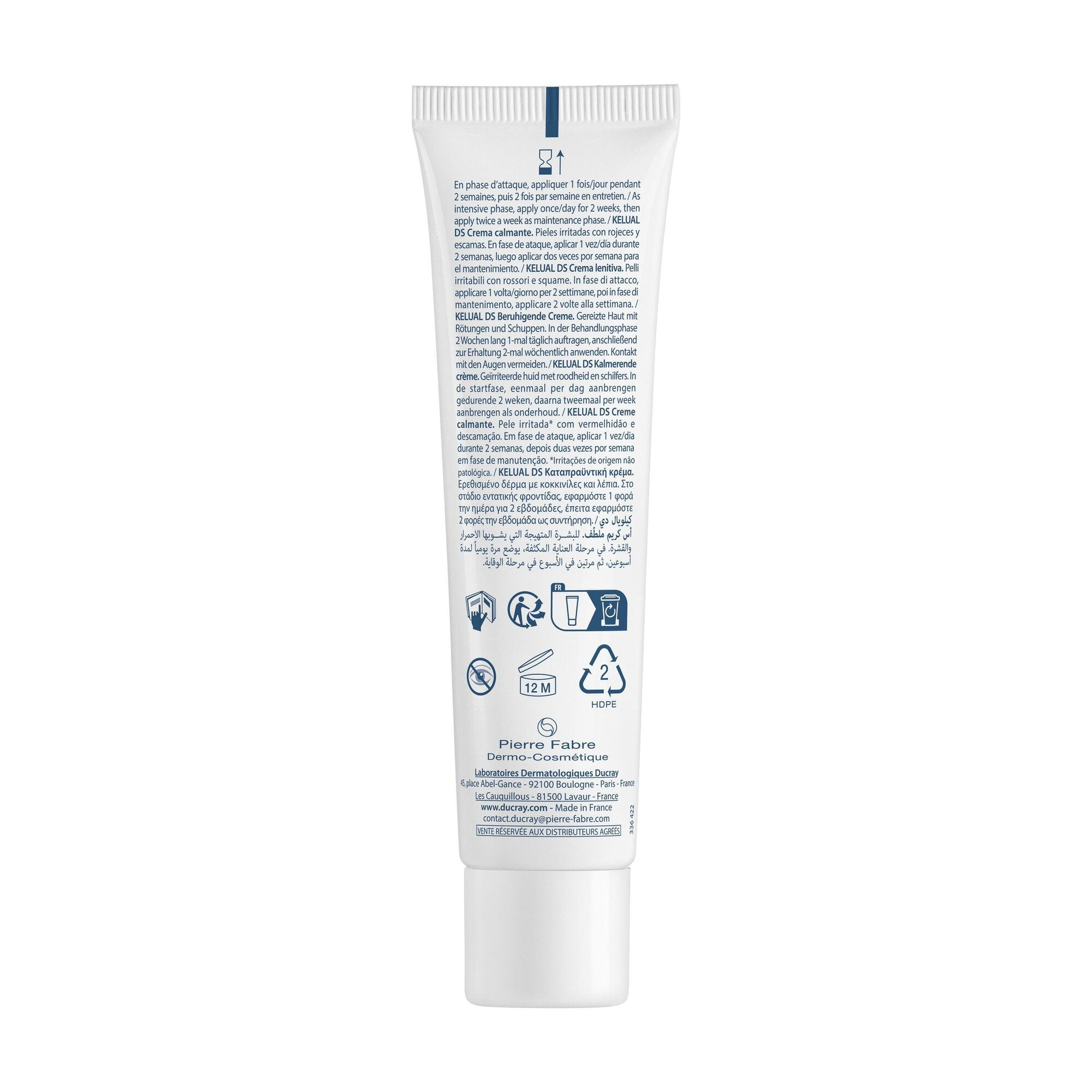 Ducray Kelual Ds Crema Lenitiva Viso Anti-squame 40ml-1