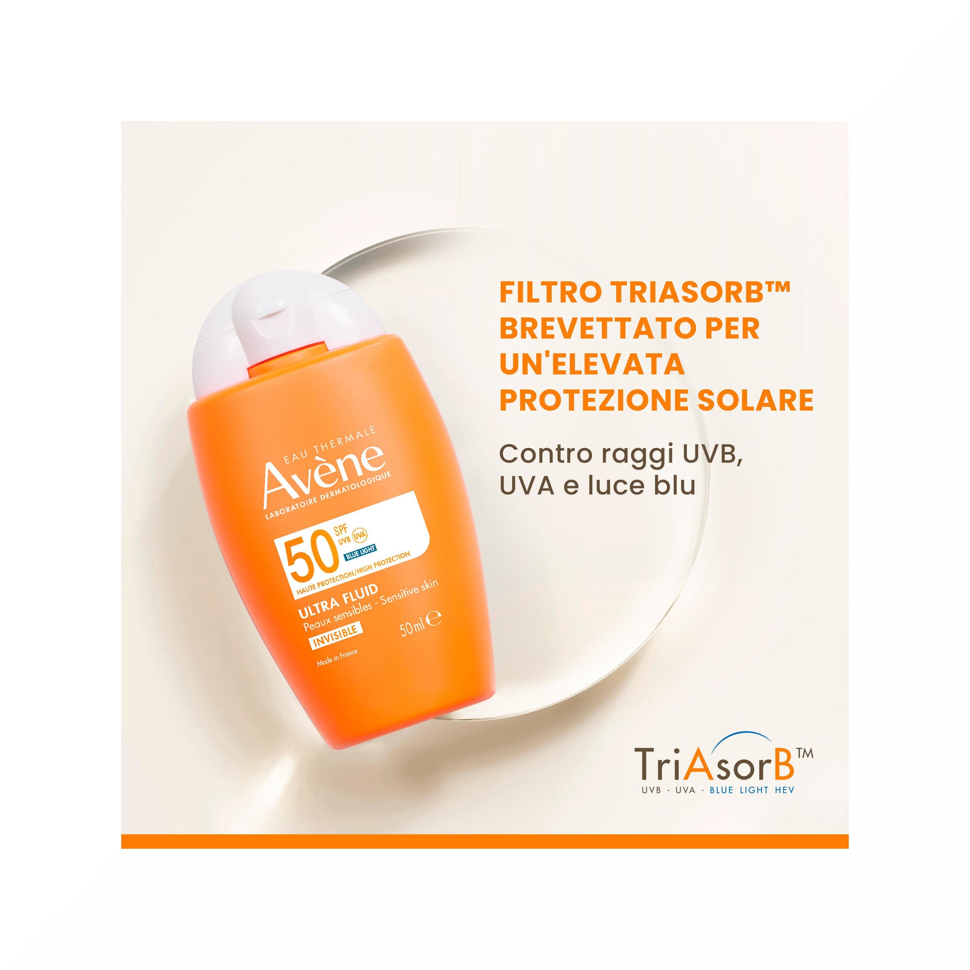 Eau Thermale Avène Solare Ultra-Fluid Invisibile 50ml SPF50-7