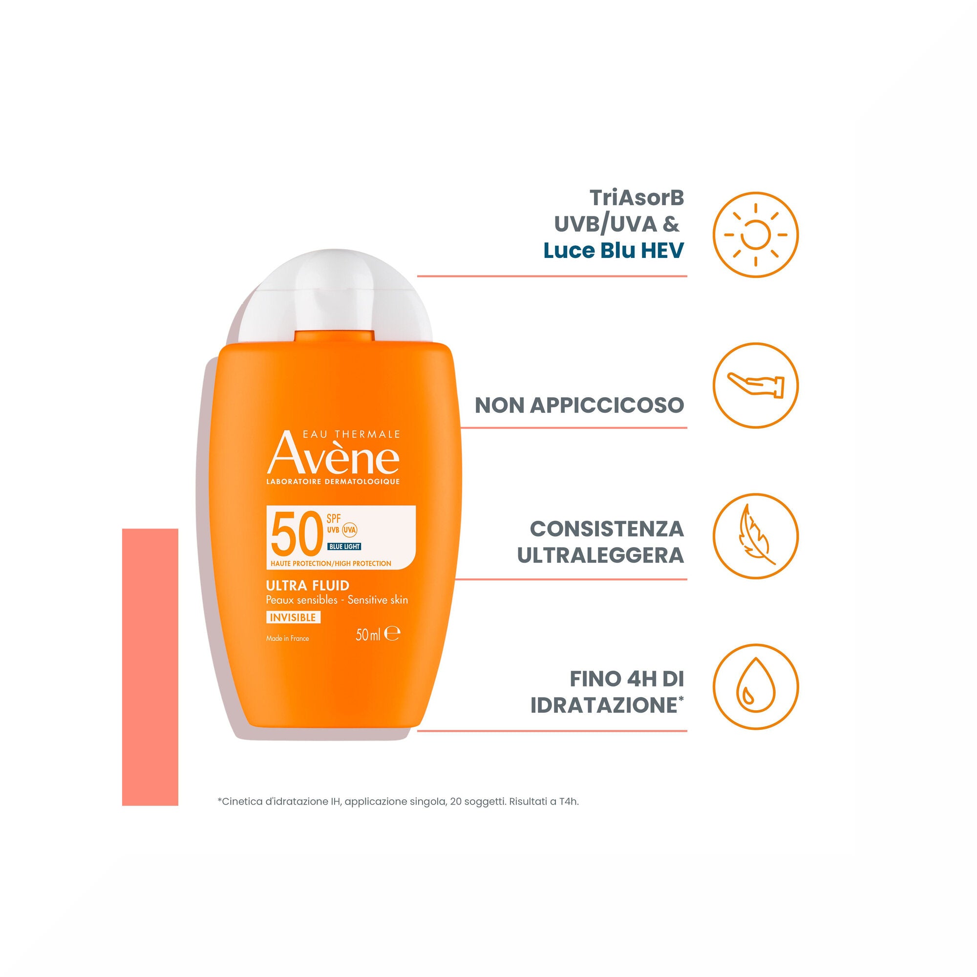 Eau Thermale Avène Solare Ultra-Fluid Invisibile 50ml SPF50-3