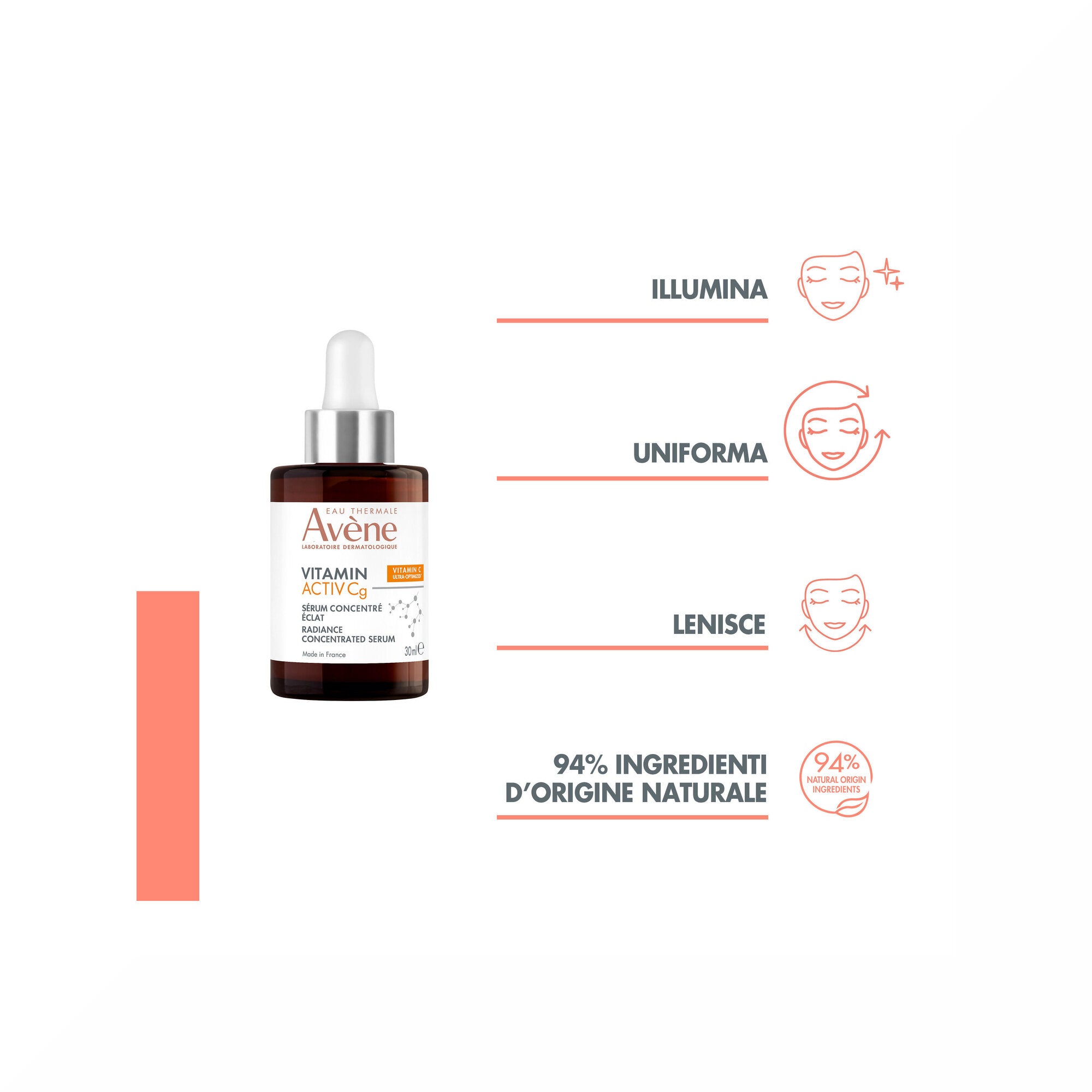 Eau Thermale Avène Vitamin Activ Cg Siero Correttore Luminosità Anti-Età 30ml-3