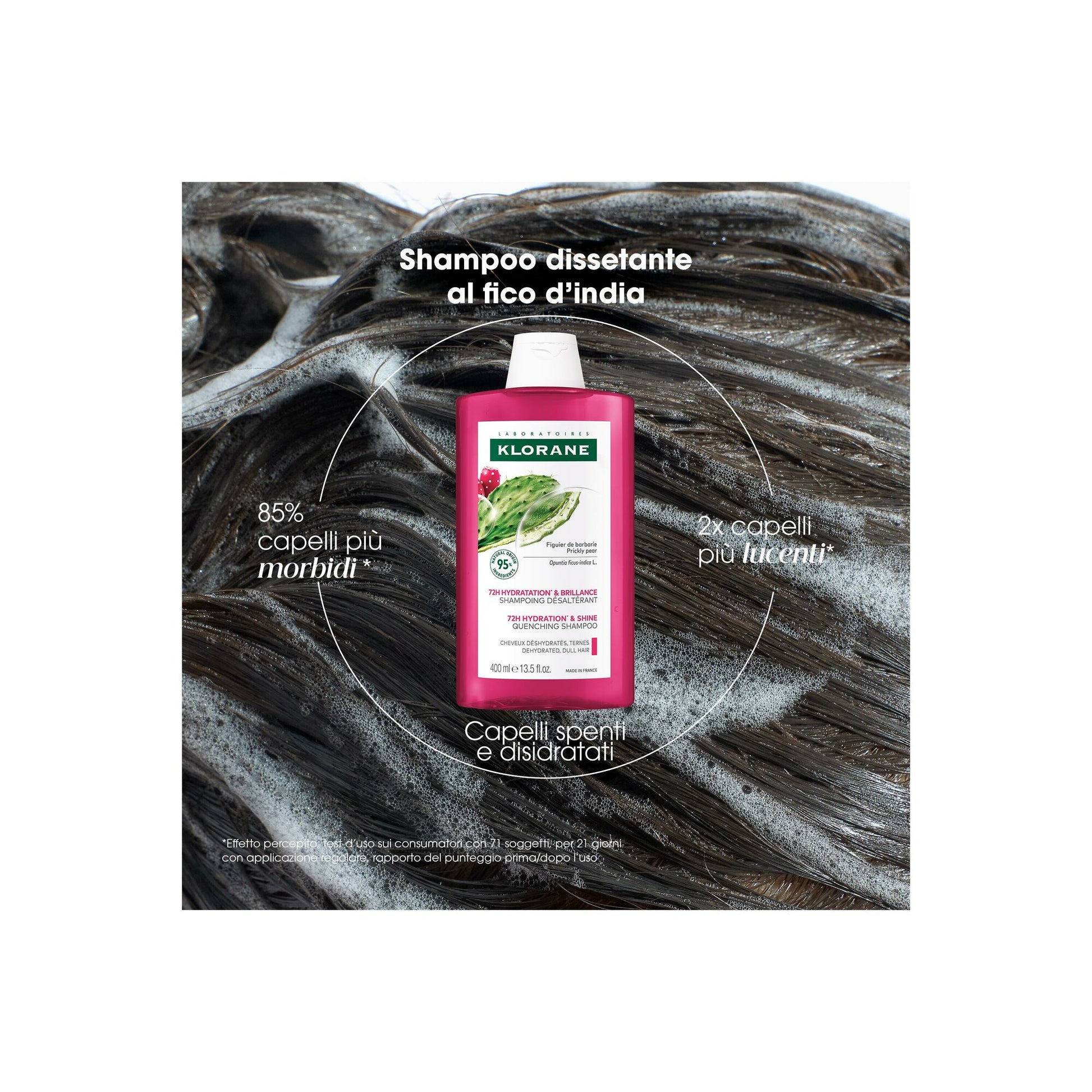 Klorane Shampoo Idratante Illuminante Fico d’India 400ml-3