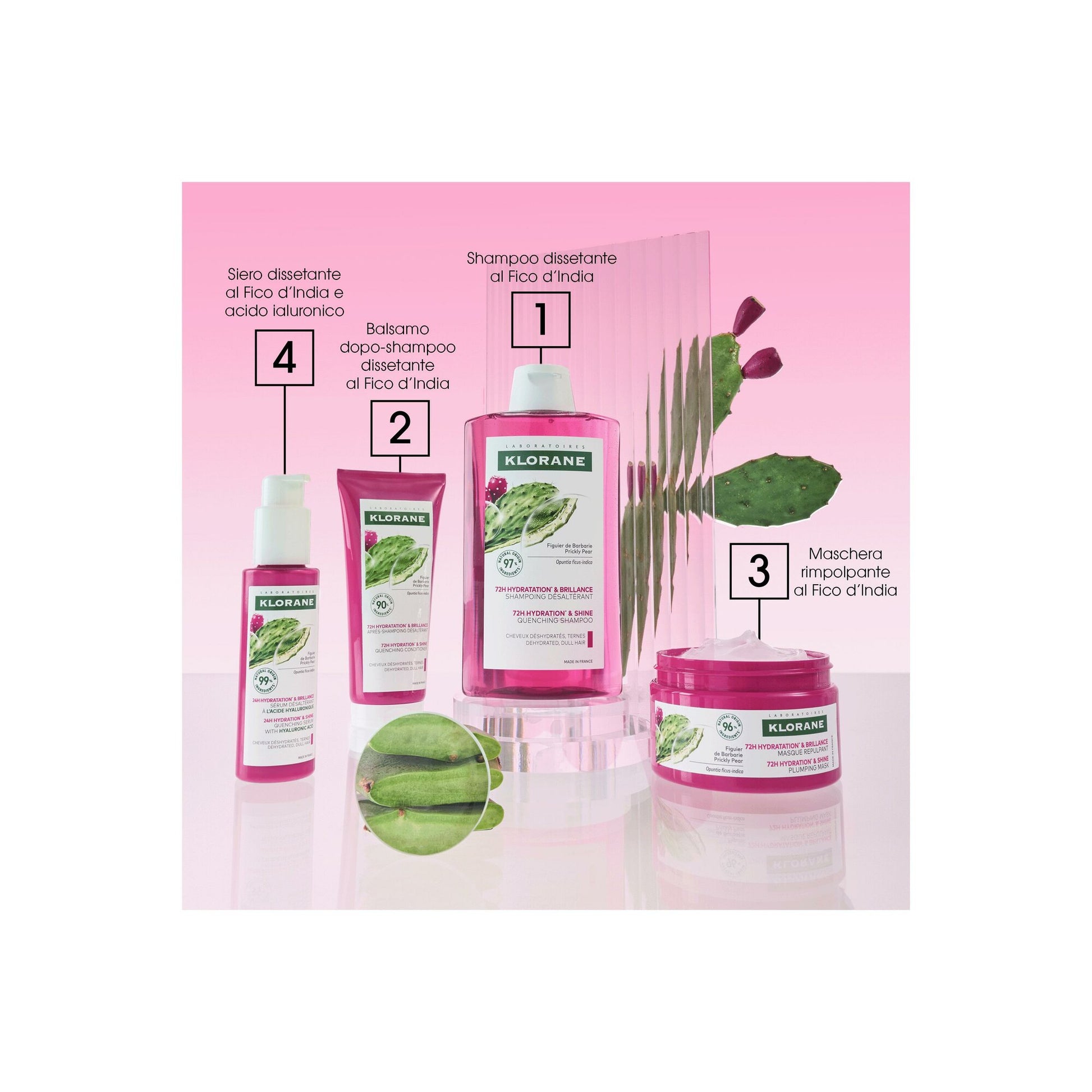 Klorane Shampoo Idratante Illuminante Fico d’India 400ml-5