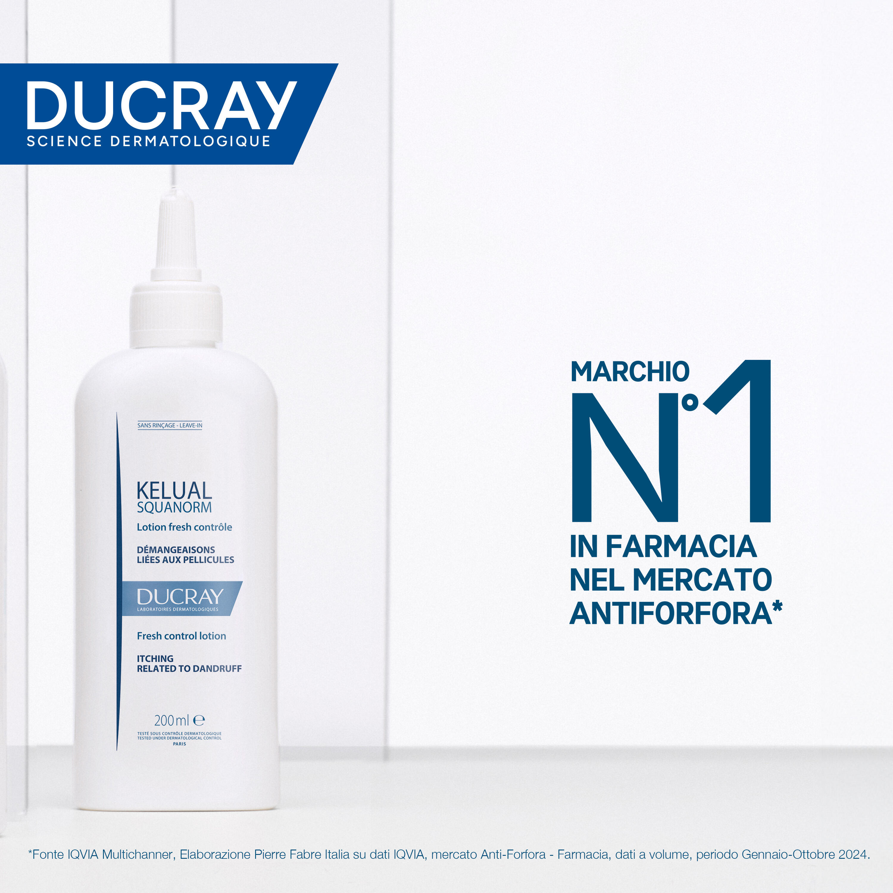 Ducray Kelual Squanorm Lozione Forfora e Sensazione di Prurito 200ml