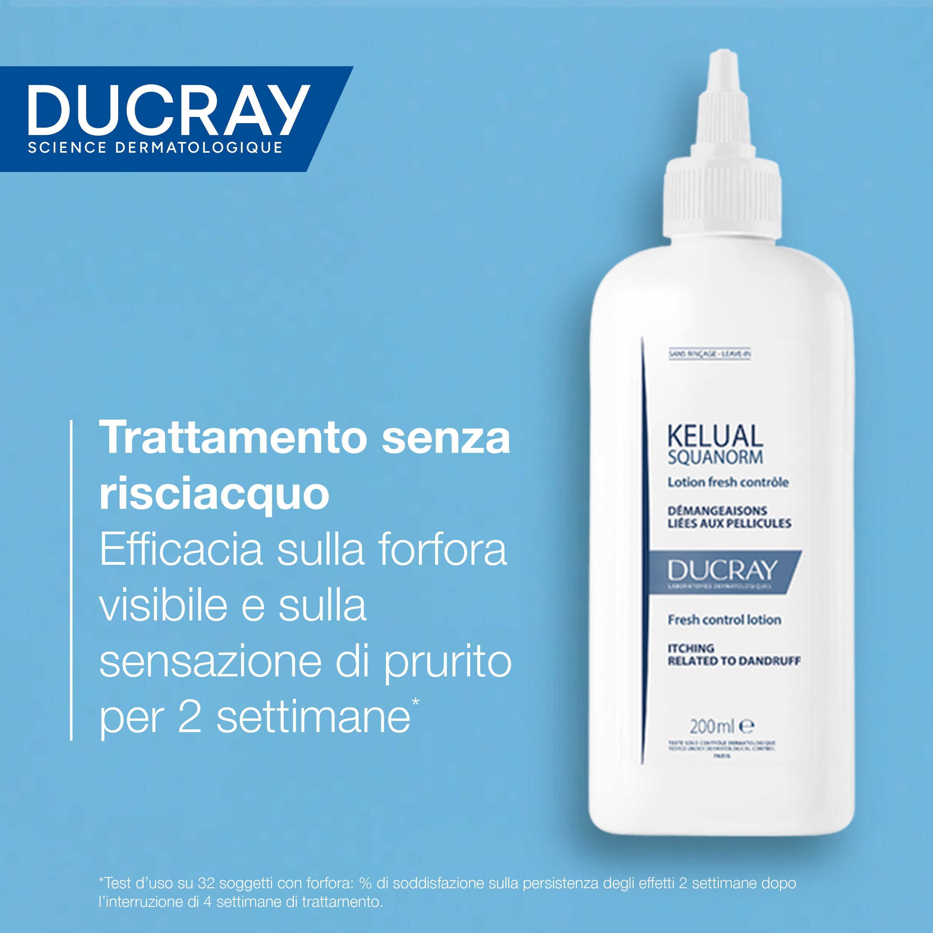 Ducray Kelual Squanorm Lozione Forfora e Sensazione di Prurito 200ml