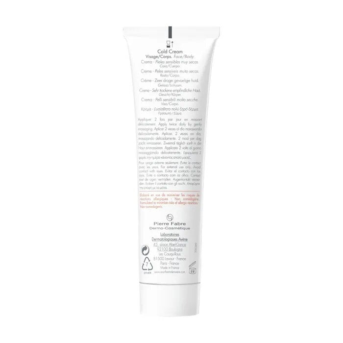 Avene cold cream crema idratante per pelli secche 100ml-5