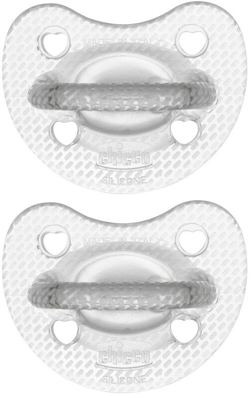 Chicco Gommotto Silicone Crystal 6-16 Mesi 2 Pezzi-1