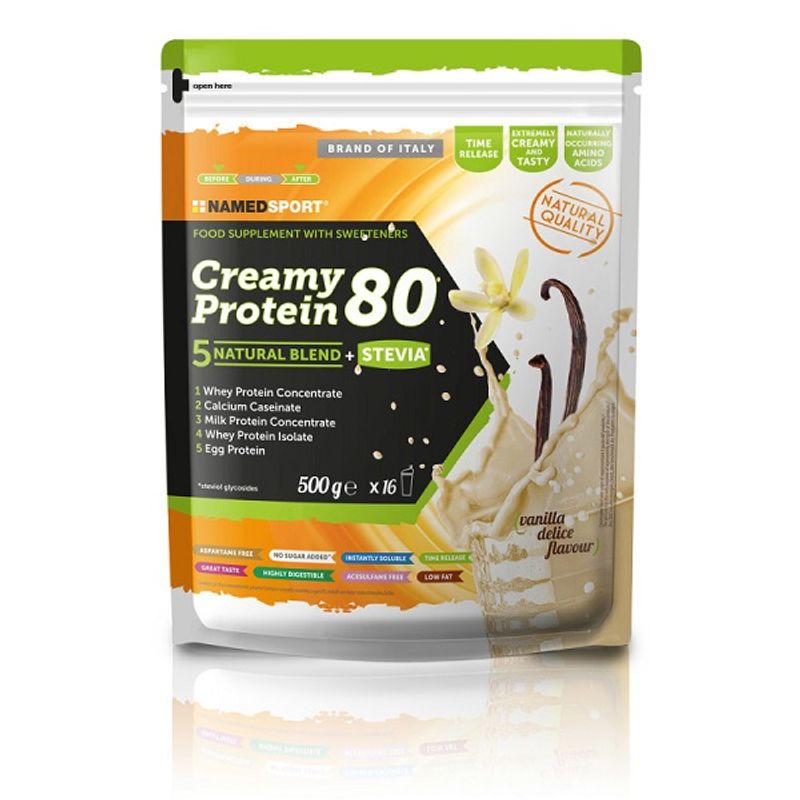 Named Sport Creamy Protein 80 gusto vaniglia 500g-1