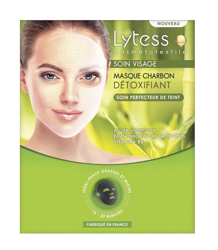 Lytess Trattamento Viso Detox Maschera al Carbone-1