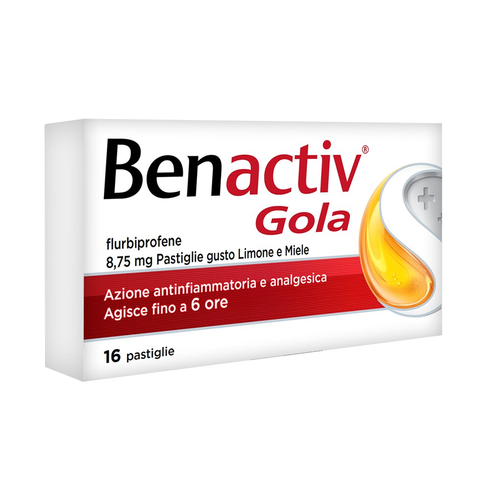 Benactiv gola 16 pastiglie gusto limone e miele-16