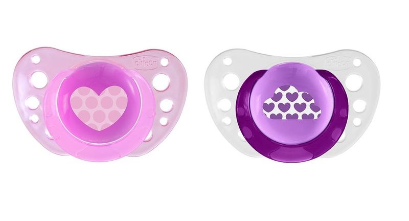 Chicco Succhietto Physio Air 6-12m Silicone Bimba-1