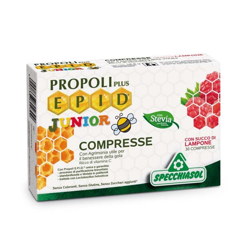 Epid Junior integratore gola e vie respiratorie 30 Compresse-1