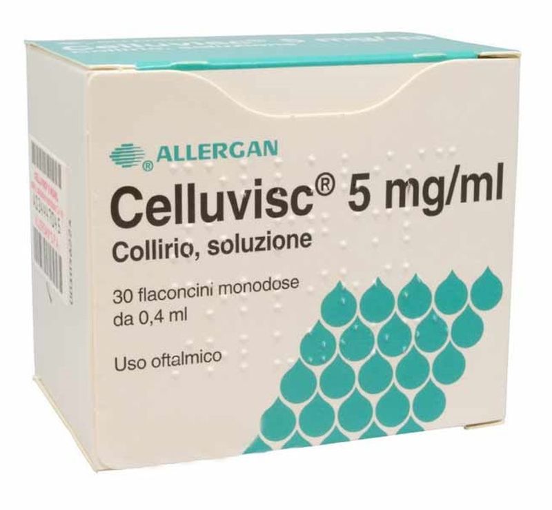 Celluvisc umettante lubrificante uso oftalmico 30 fiale da 0,4ml-1