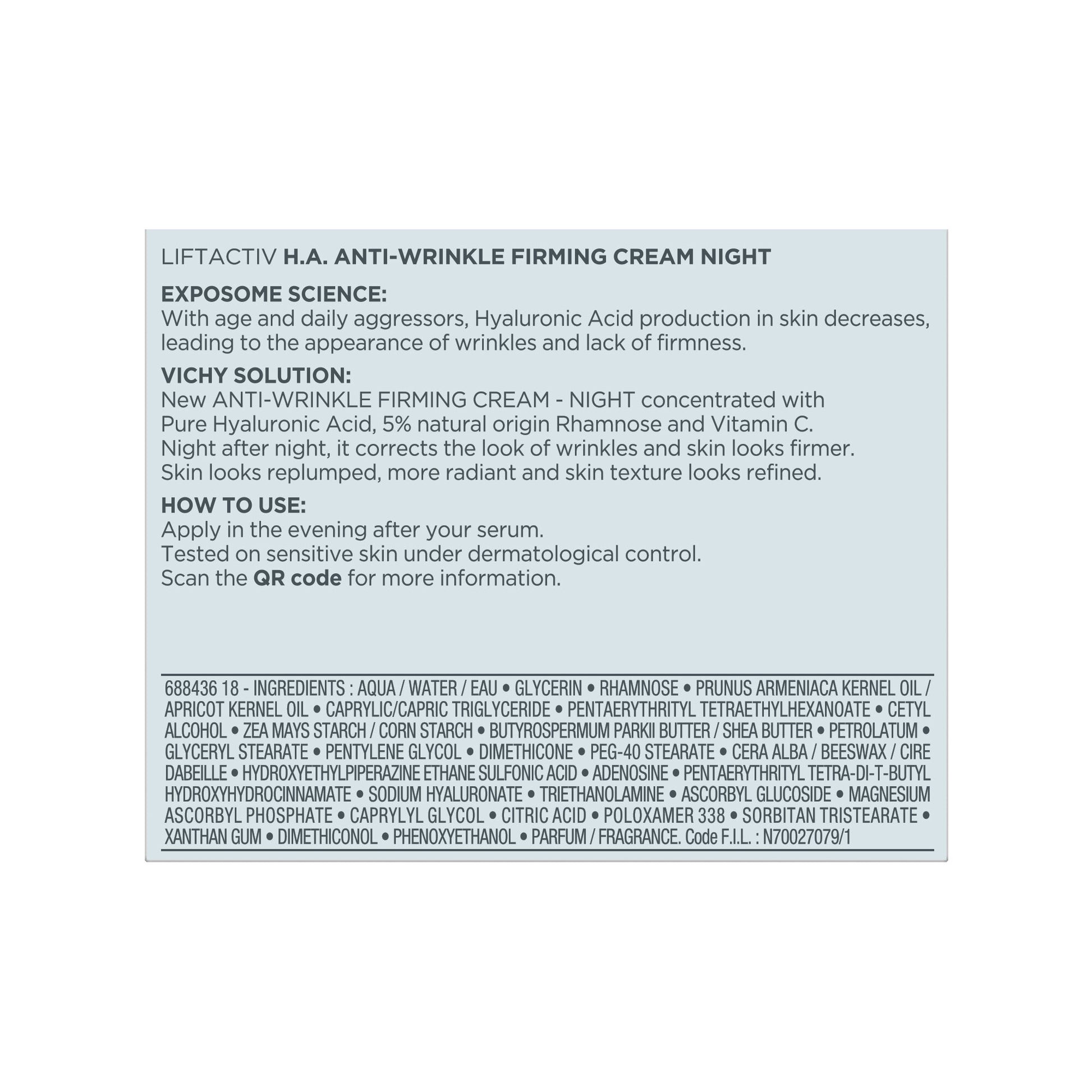 Vichy Liftactiv H.A. Crema Notte Rassodante Anti-rughe 50 ml-18