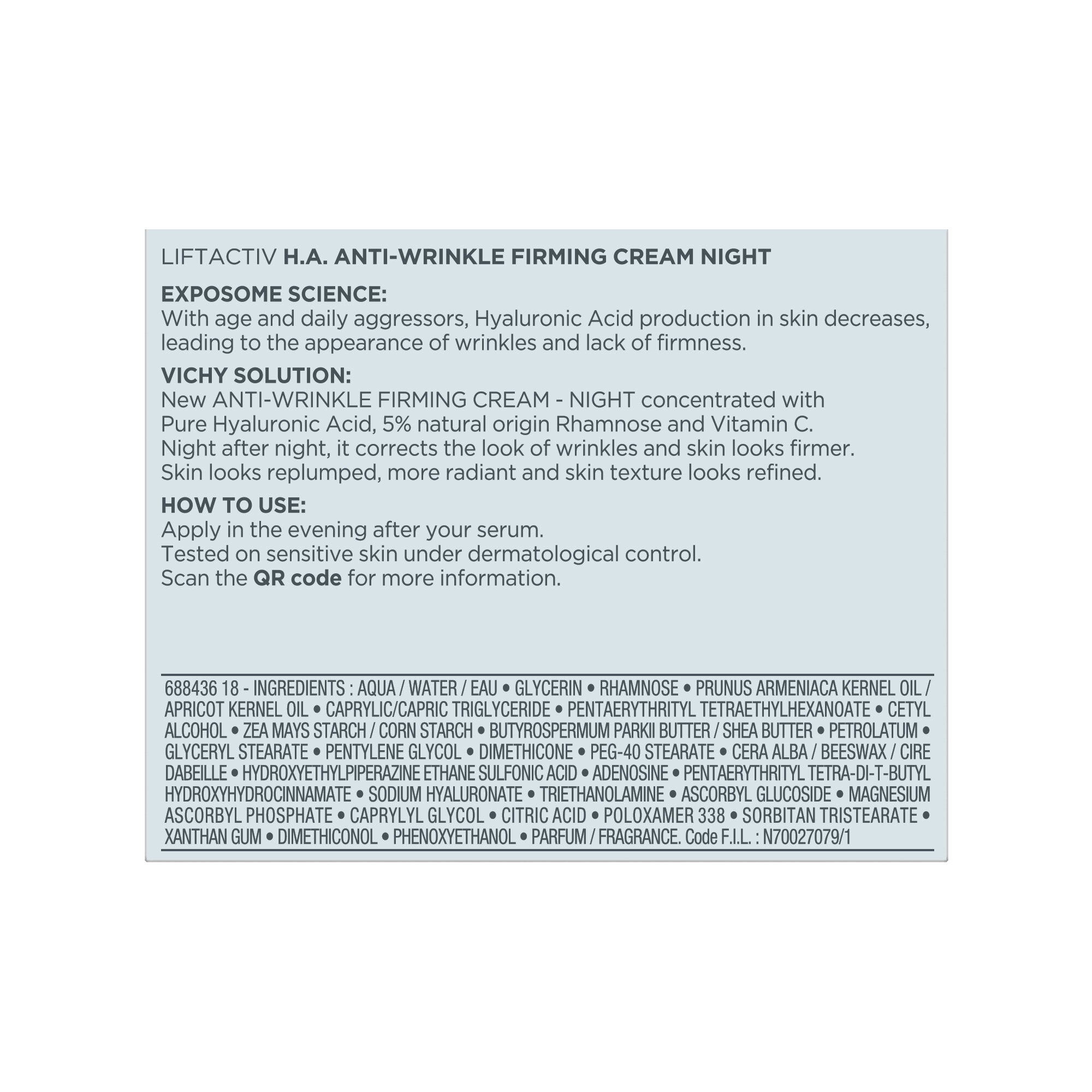 Vichy Liftactiv H.A. Crema Notte Rassodante Anti-rughe 50 ml-18