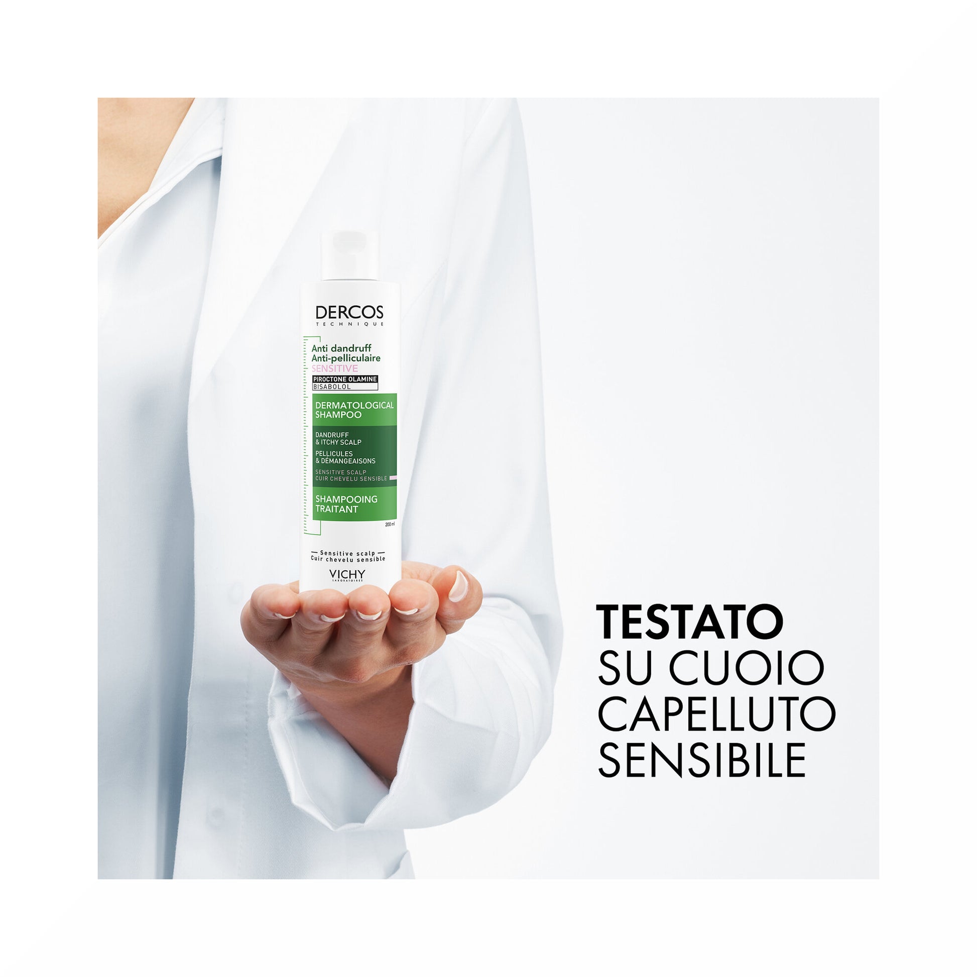 Vichy Dercos shampoo antiforfora capelli sensibili 200 ml-10