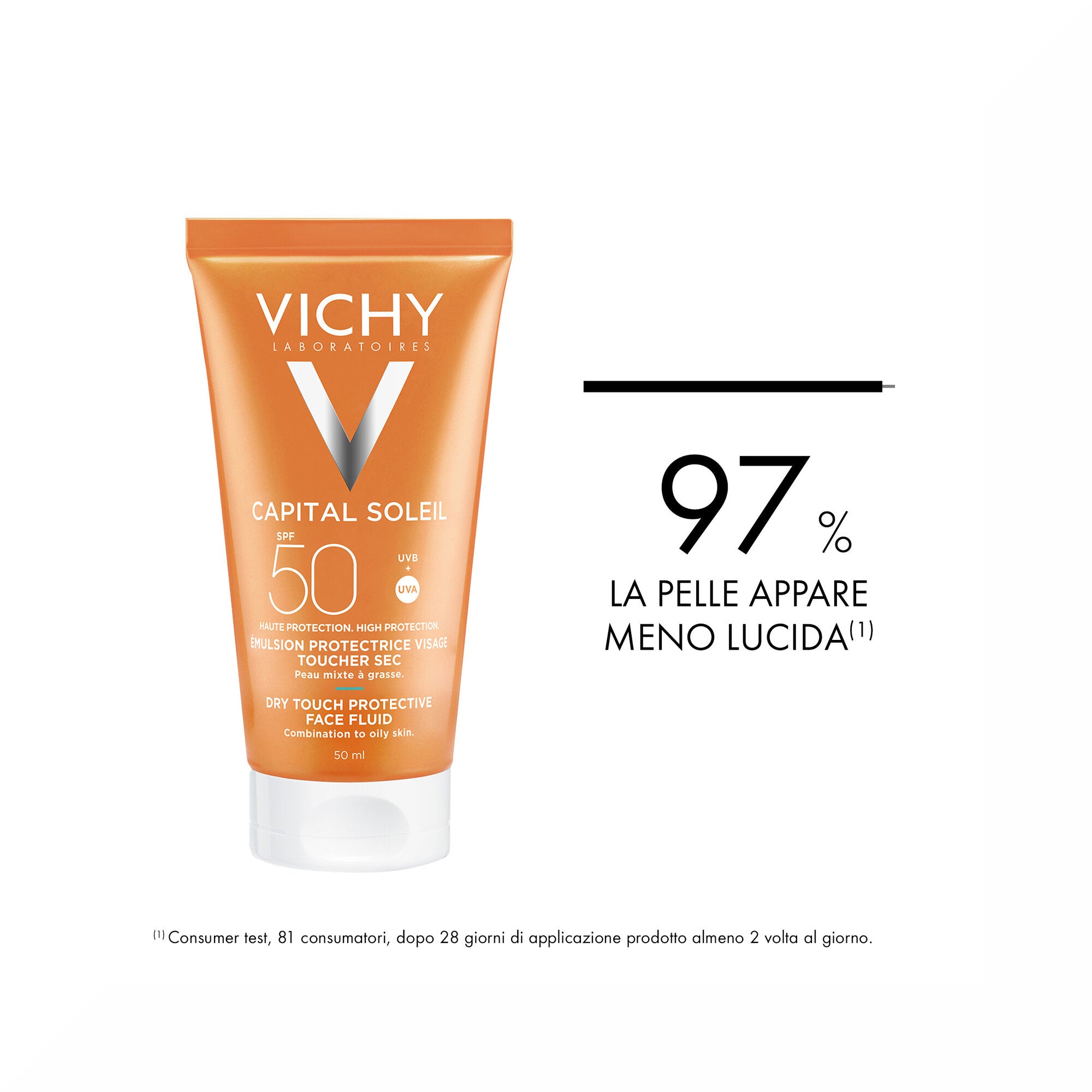 Vichy Capital Soleil Emulsione Anti-Lucidità Effetto Asciutto SPF50 50 ml-9