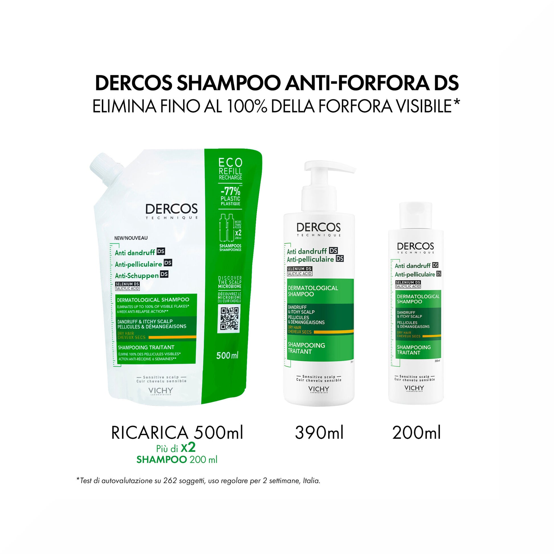 Vichy Dercos DT Shampoo Antiforfora DS Capelli Secchi 200 ml-10
