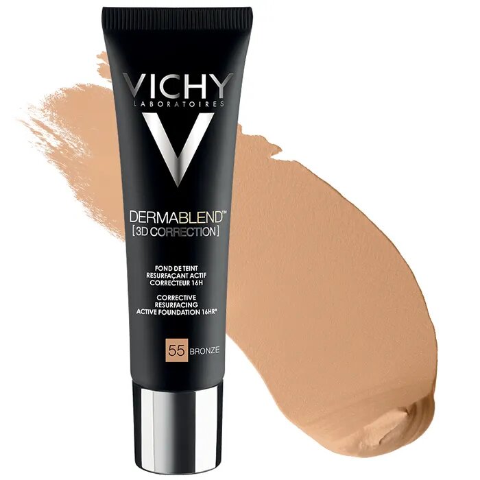 Vichy Dermablend 3D Fondotinta coprente per pelle grassa con imperfezioni tonalità 55 - 30 ml-2