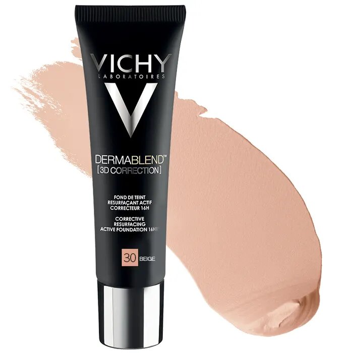 Vichy Dermablend 3D Fondotinta coprente per pelle grassa con imperfezioni tonalità 30 - 30 ml-2