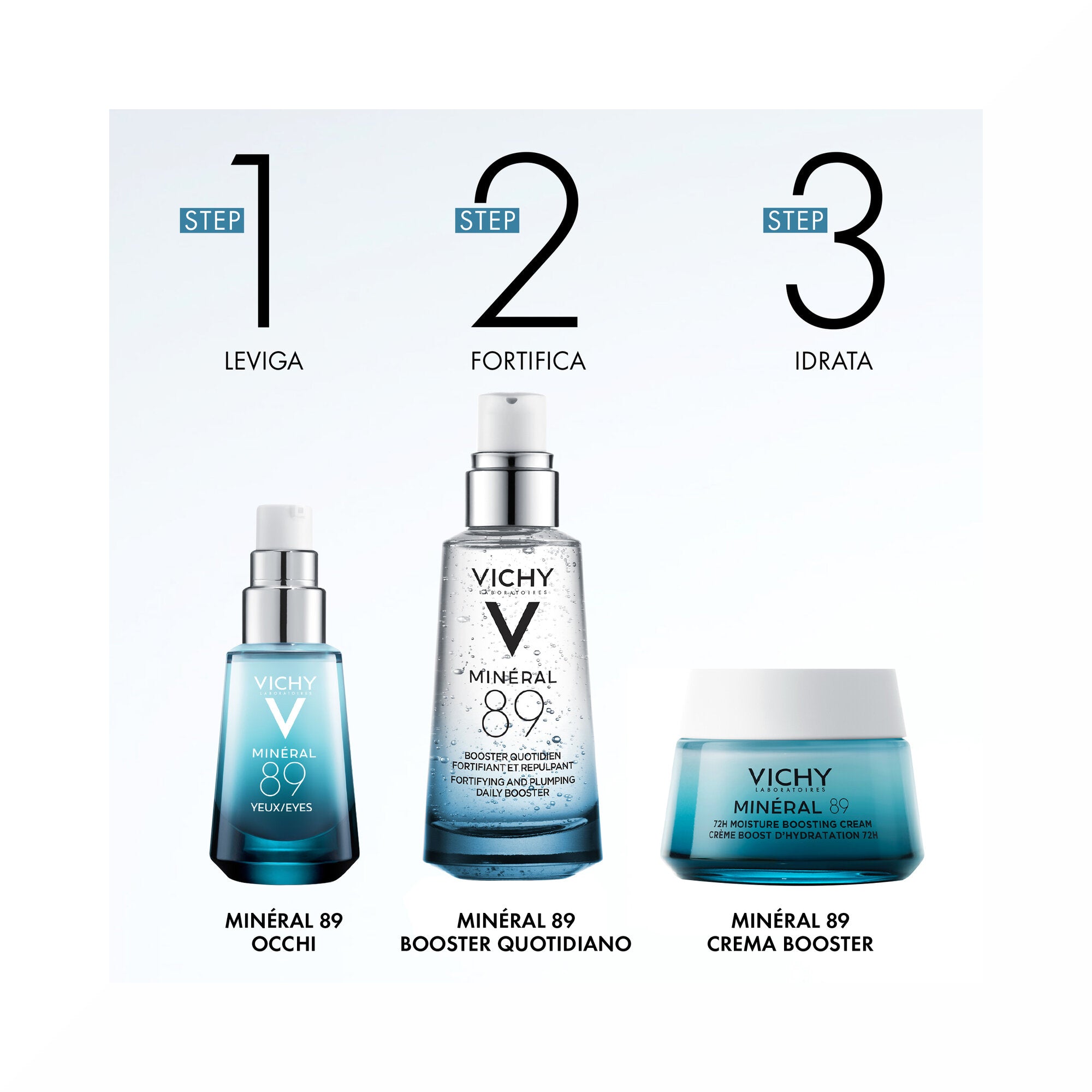 Vichy Mineral 89 Booster quotidiano fortificante e rimpolpante con acido ialuronico 75 ml-19