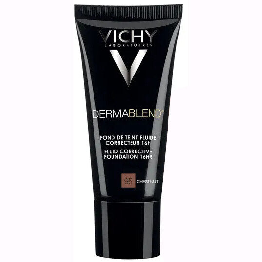 Vichy Dermablend Fondotinta fluido correttore 16H tonalità 95 Chestnut 30ml-3
