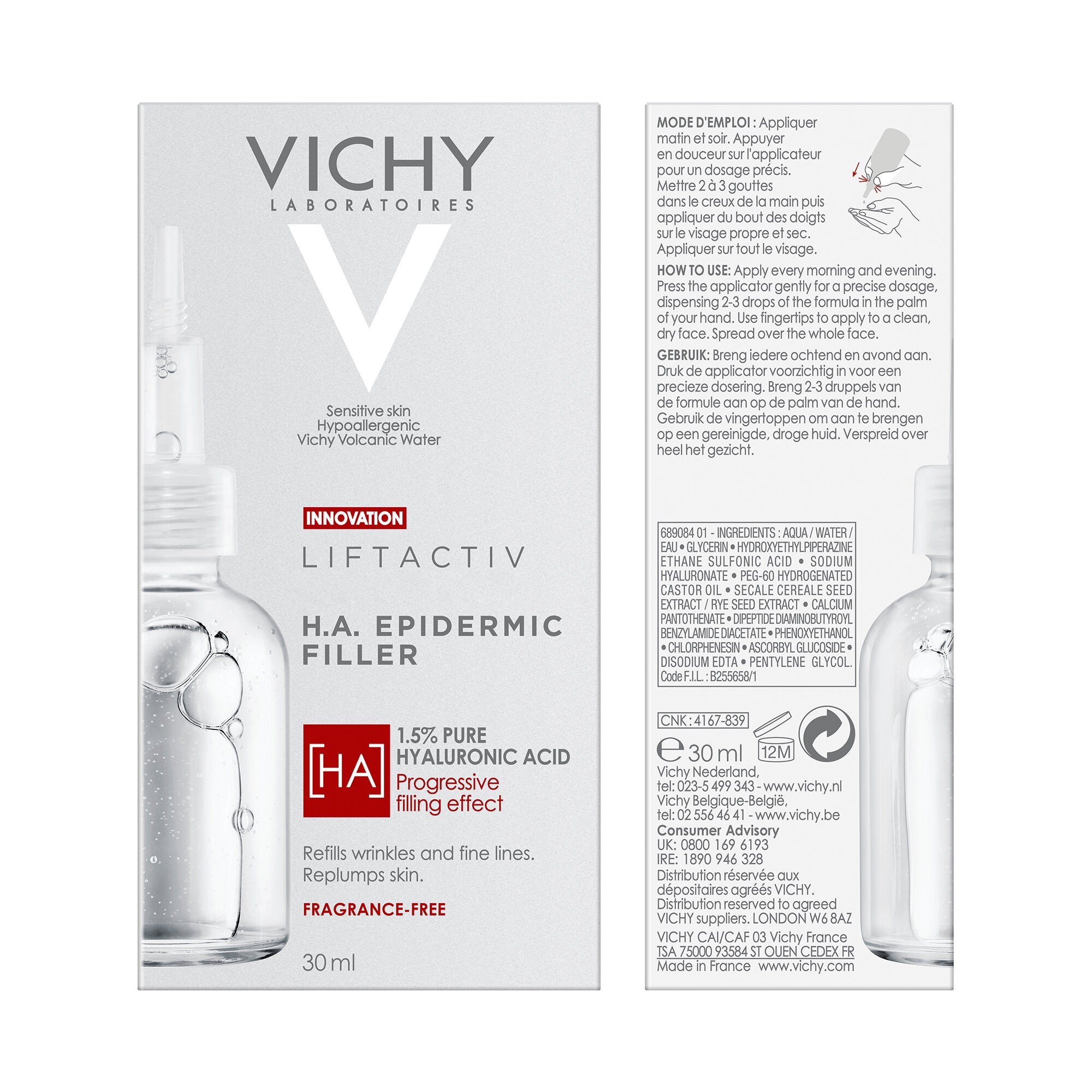 Vichy Liftactiv Supreme Siero H.A. Epidermic Filler 30 ml-3