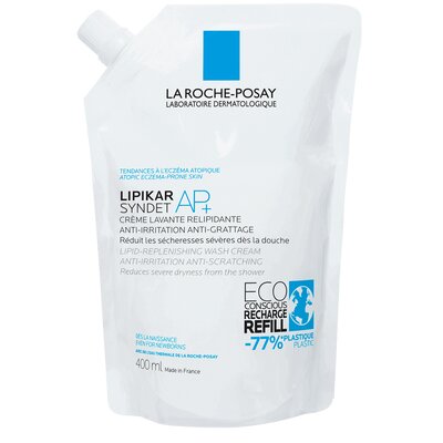 La Roche-Posay Lipikar Syndet AP+ Crema Detergente ricarica 400ml-2