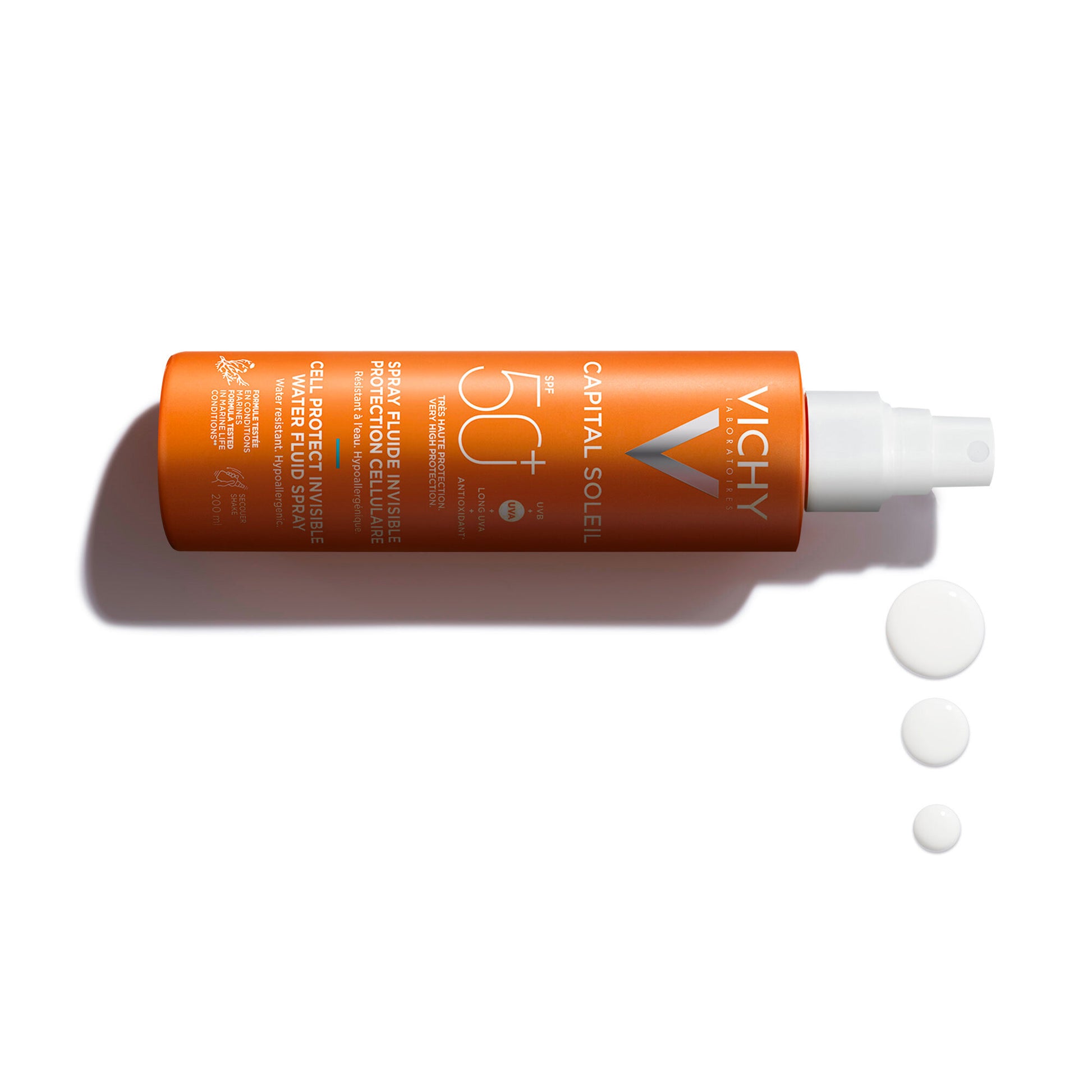 Vichy Capital Soleil Cell Protect Fluido Ultra Leggero Spray Protezione Alta SPF50 200 ml-15