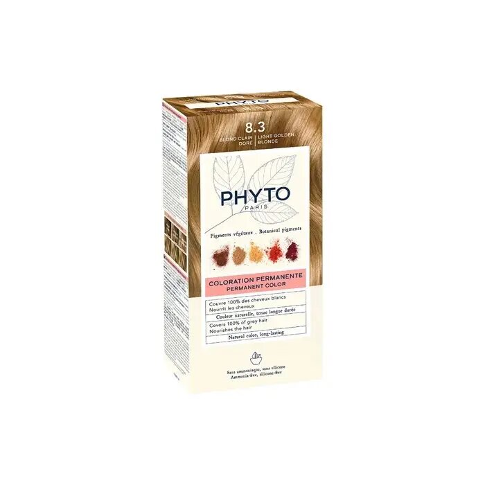 Phyto Phytocolor 8.3 Biondo Chiaro Dorato Colorazione Permanente Per Capelli-1