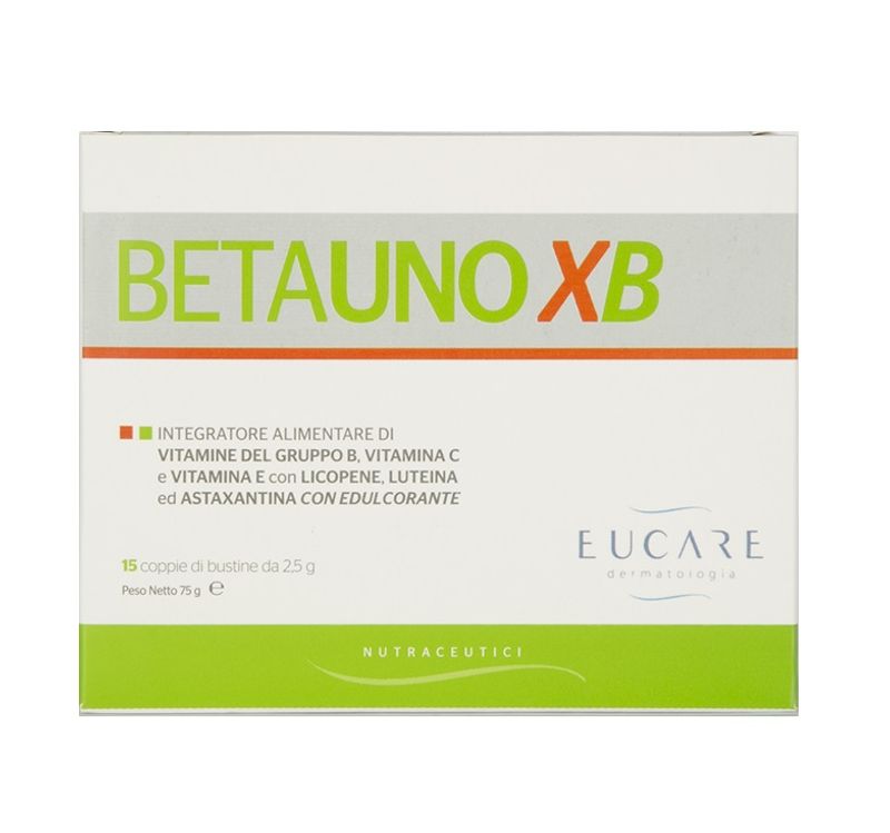 Eucare  Betauno XB Integratore Alimentare Vitamine B, C, E 30 bustine-1