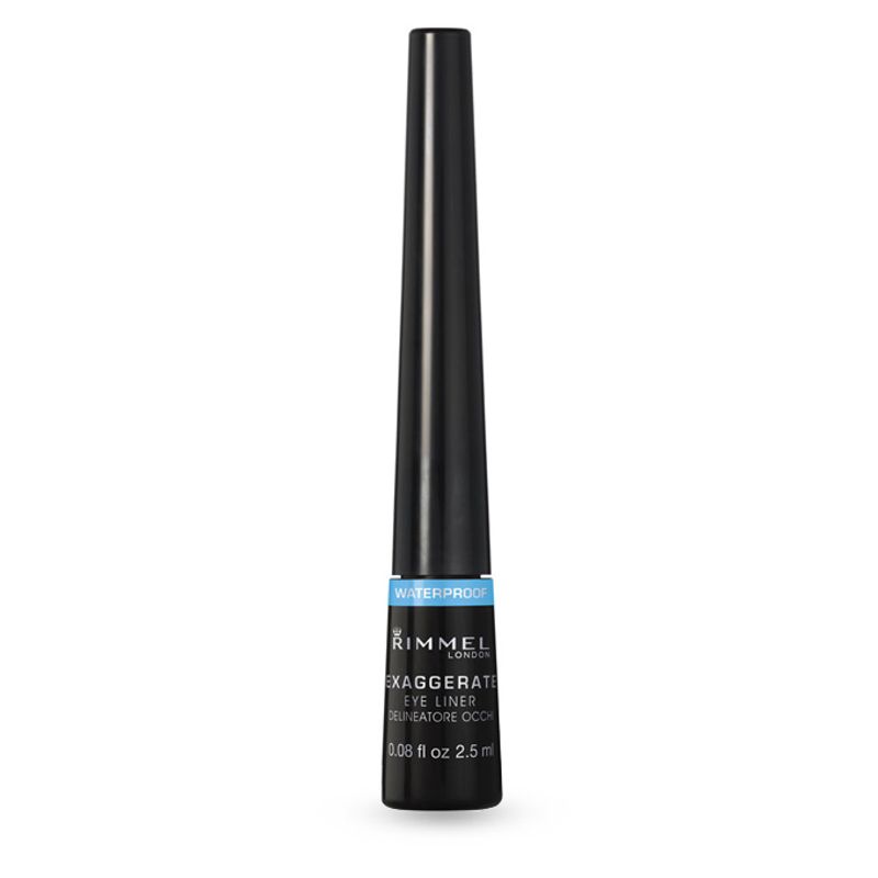 Rimmel Exaggerate eyeliner waterproof glossy black 2.5 ml-1