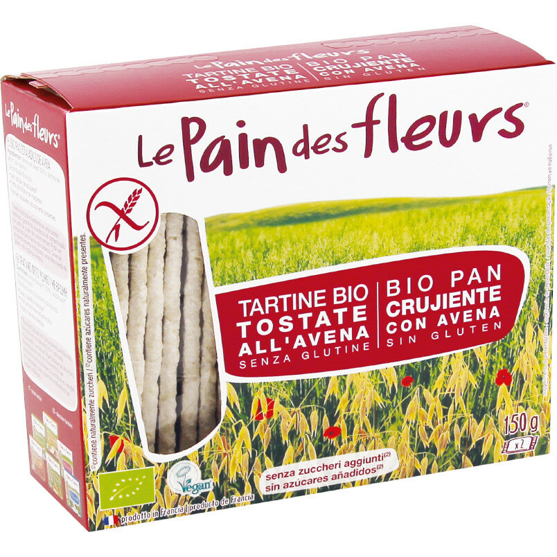 Le Pain Des Fleurs Tartine Croccanti Bio all’Avena 2x75g-2
