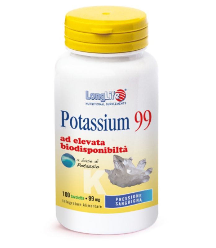 Longlife Potassium 99 pressione sanguigna 100 tavolette-1