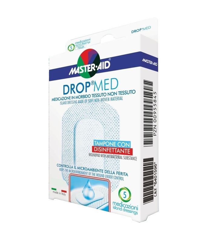 Master Aid Drop Med 5 medicazioni 10x6cm-1