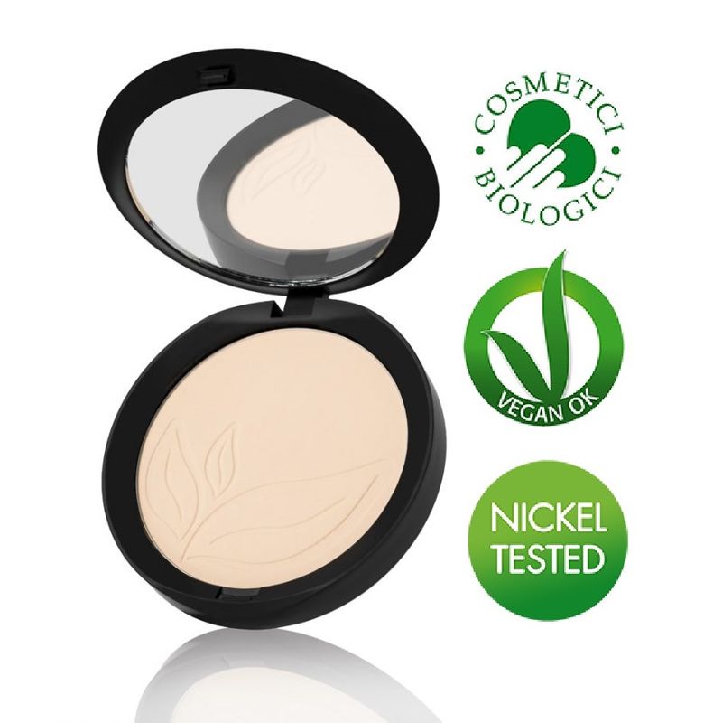PuroBio Cosmetics Cipria Indissoluble Compact Powder 01 sottotono neutro-1