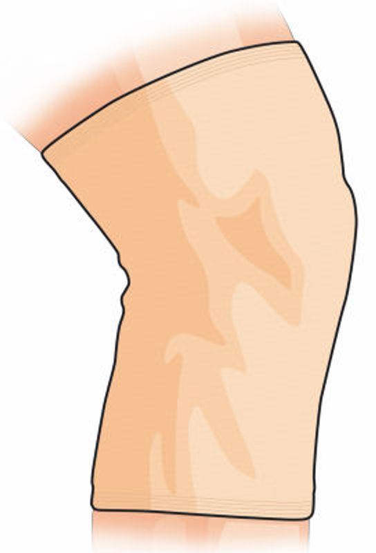 Dr. Gibaud ginocchiera biestensiva felpata camel (taglia 3)-1