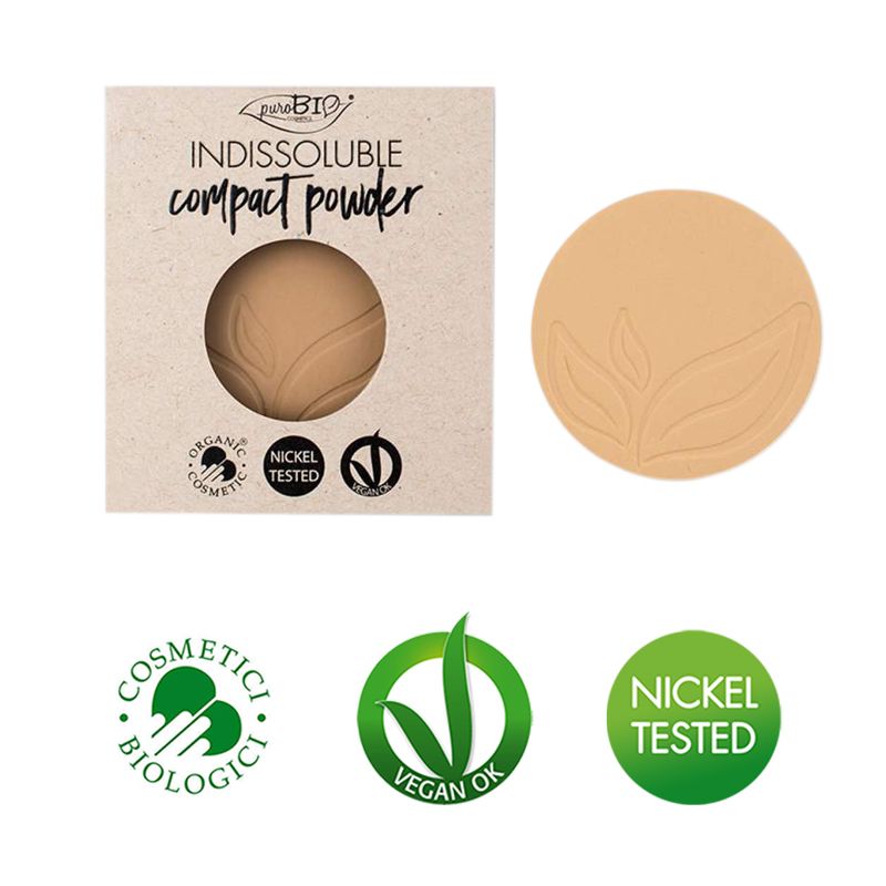 PuroBio Cosmetics Cipria Indissoluble n.03 effetto seta-1