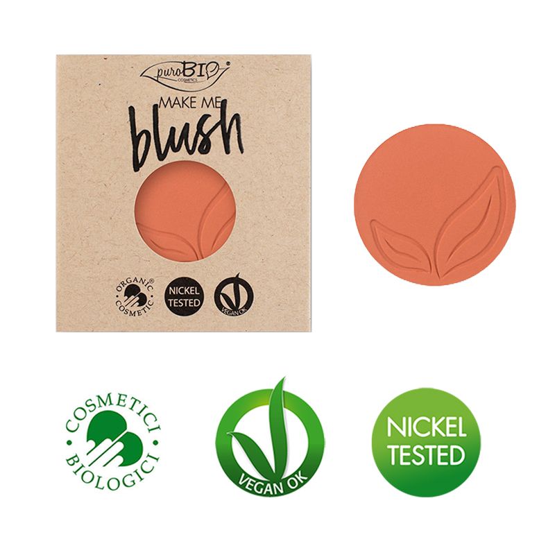 PuroBio Cosmetics Blush n.04 mattone matte-1