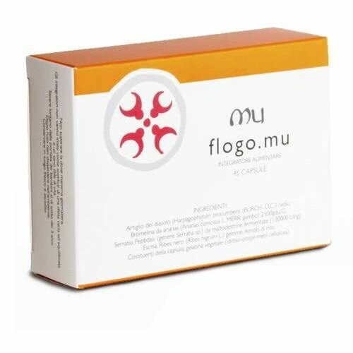Flogo Mu integratore alimentare utile per l'apparato muscolo scheletrico 45 capsule-2