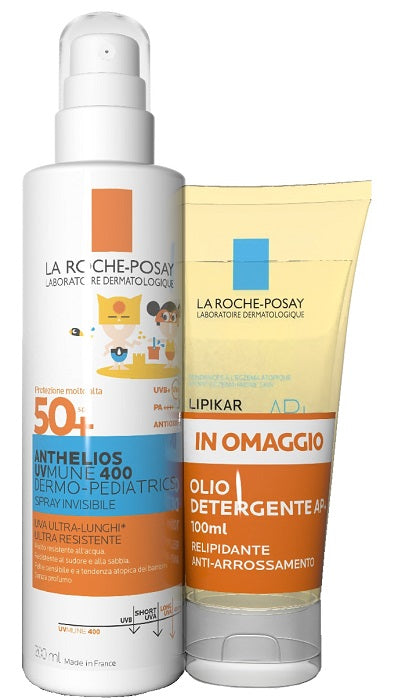 Anthelios Spray Uvmune Dermoped 200 ml + Olio 100 ml