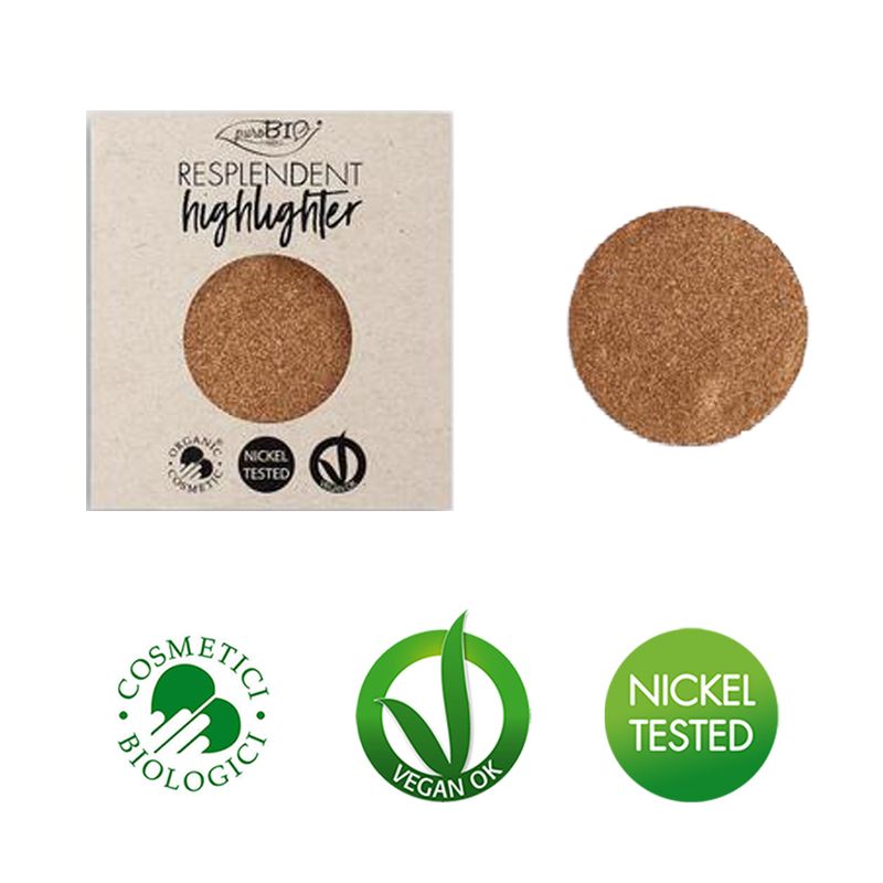 PuroBio Cosmetics Highlighter n.03 Rame Illuminante Risplendente-1