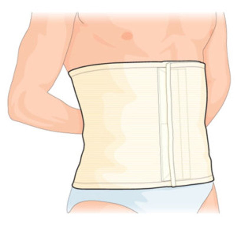 Dr.Gibaud cintura post-operatoria steccata (Taglia 3)-1